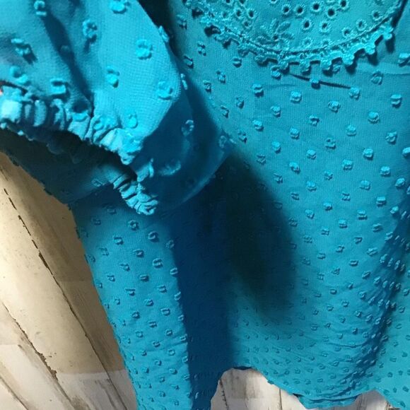 Matilda Jane fringe , tie top collar blouse, girls, extra small - Picture 4 of 8